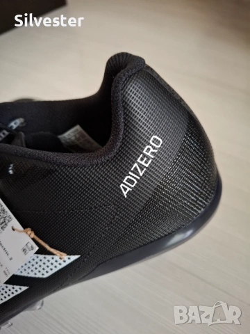 Черни футболни обувки / бутонки Адидас/ Adidas Adizero Electric, чисто нови, номер 46., снимка 8 - Футбол - 54383786