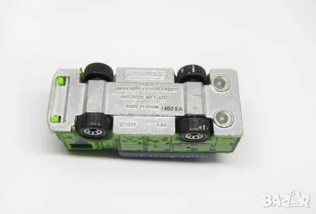 Стара Количка Matchbox Mack Auxiliary Power Truck, снимка 12 - Колекции - 55650344