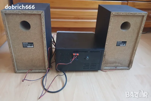 Аудио уредба Philips USB CD FM Aux с тонколони 25 евро, снимка 4 - Аудиосистеми - 55500978