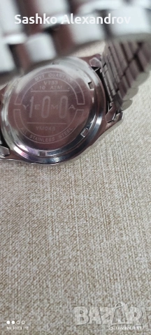 Рядък YEMA Marine 100m – Seiko Era – Сапфир кристал и масивна ZRC верижка , снимка 10 - Мъжки - 50823219
