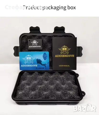 Чисто нов diver часовник Addiesdive, снимка 5 - Мъжки - 55621517