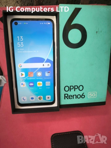 Нов Осемядрен OPPO Reno6 5G 128GB 8GB RAM Dual, кутия!