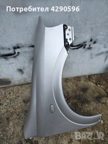 Калник десен за Opel Astra G / Астра Г сив