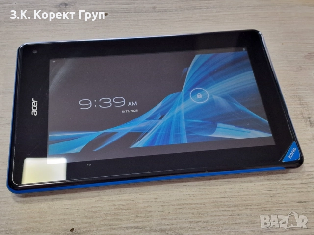 Таблет Acer Iconia tab B1 8GB, снимка 8 - Таблети - 55006314