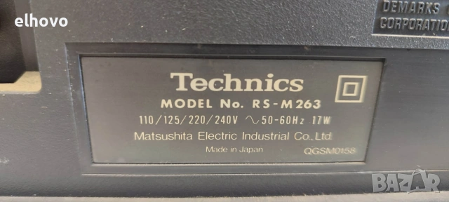 Дек Technics RS-M263, снимка 5 - Декове - 54122621