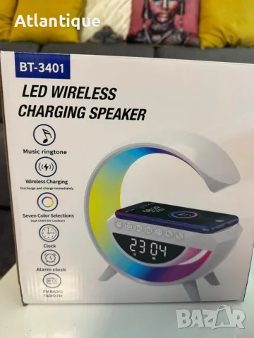 G-smart LED RGB зарядно, аларма, колонка, снимка 2 - Тонколони - 55468019