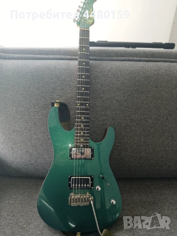 Harley Benton Fusion-III HH EB OCT + калъф – почти нова, отлично оборудвана, снимка 3 - Китари - 54774674