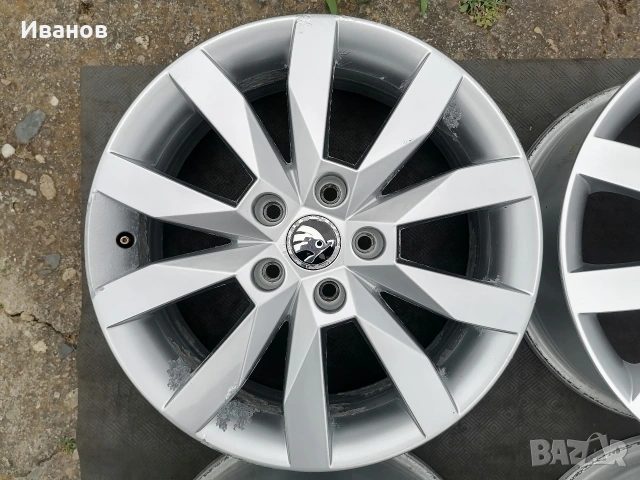оригинални джанти 17" 5х112 Skoda , снимка 6 - Гуми и джанти - 55014991