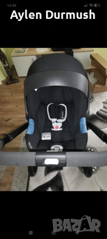 Детска количка Cybex Balios S (3 в 1) + дъждобран и комарник, снимка 4 - Детски колички - 55260230