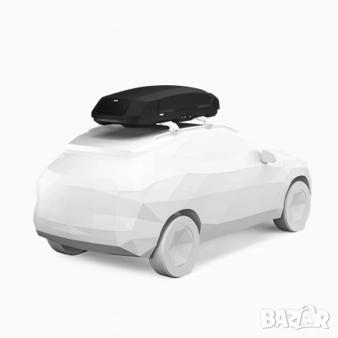 Автобокс багажник THULE Force 3 M 400L Черен мат, снимка 9 - Аксесоари и консумативи - 55011390