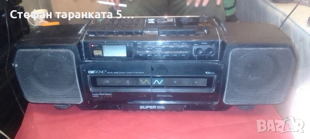 Двукасетачен касетофон със радио тунер , снимка 2 - Радиокасетофони, транзистори - 54094529