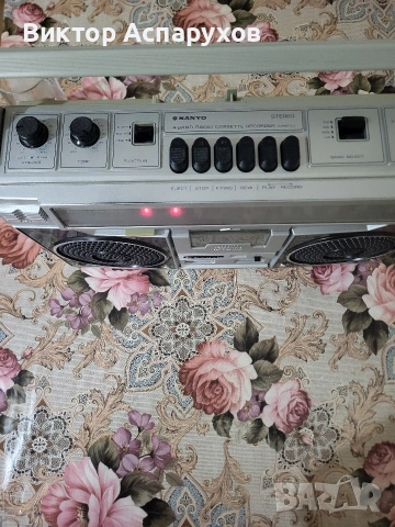Sanyo касетофон, снимка 5 - Радиокасетофони, транзистори - 54803854
