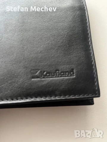 Чисто нов Портфейл, естествена кожа, лого Kaufland., снимка 2 - Портфейли, портмонета - 54427203