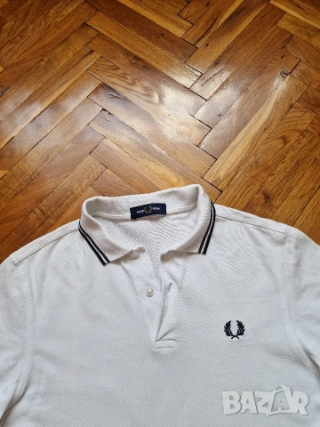 Страхотна мъжка тениска FRED PERRY размер S , снимка 3 - Тениски - 55281252