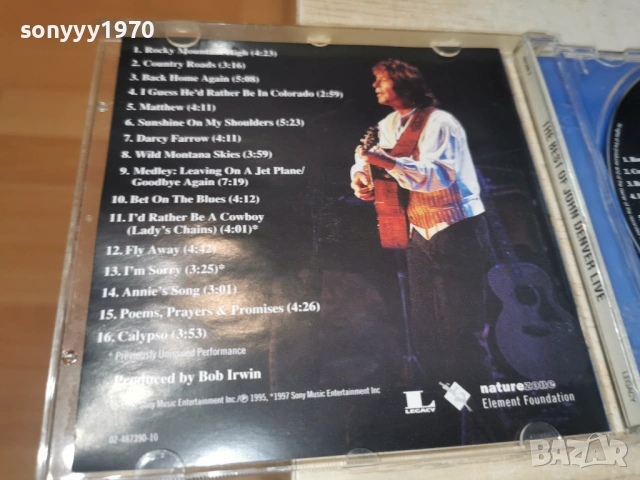 JOHN DENVER CD 1506261128H2E6R, снимка 3 - CD дискове - 54910333