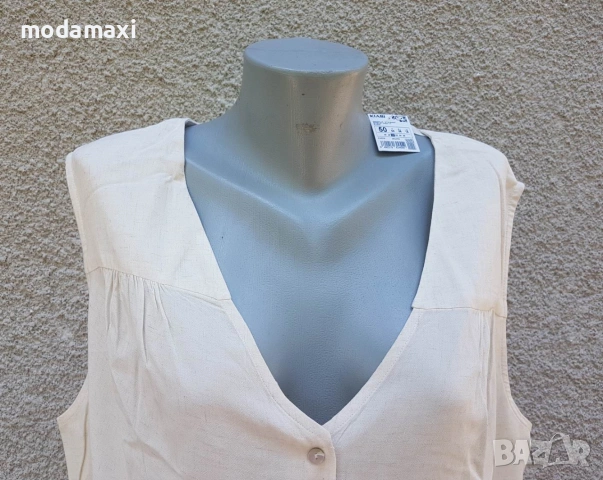 3XL/4XL  Нов топ/риза   Kiabi , снимка 3 - Туники - 55269881