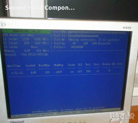 Отличен. инсталиран Ретро билд с windows 98 рядък., снимка 2 - Работни компютри - 54271910