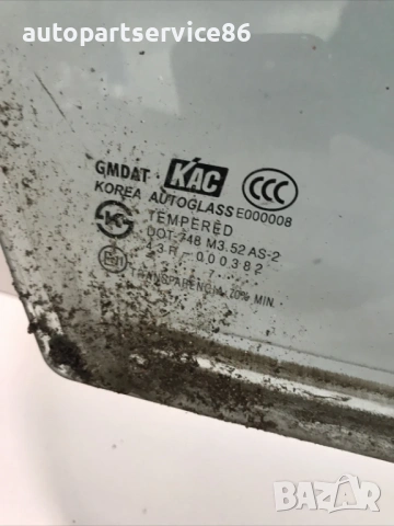 Стъкло за предна дясна врата за Chevrolet Nubira 2.0 Vcdi (2008), снимка 3 - Части - 54620437