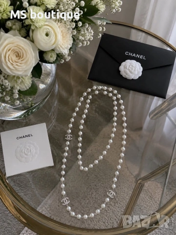 Дамски колиета Chanel, снимка 2 - Колиета, медальони, синджири - 54489074