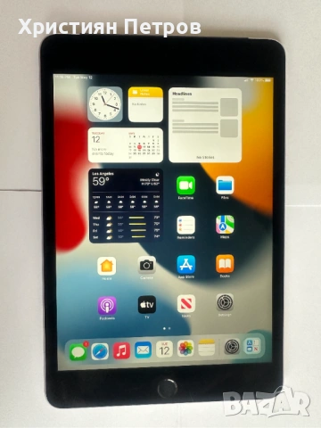 КАТО НОВ !!! iPad mini 4 Wi-Fi + Cellular - A1550 - Черен - 64GB памет - Отключен, снимка 3 - Таблети - 54532801