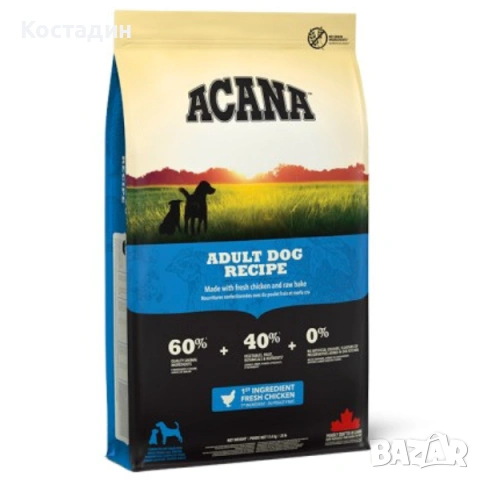 Пълноценна Храна за Кучета от Всички породи - 11.4кг - Adult Dog - Acana