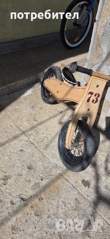 Дървено баланс колело, снимка 2 - Велосипеди - 53985751