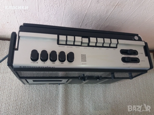 Радиокасетофон commander , снимка 4 - Радиокасетофони, транзистори - 54190084