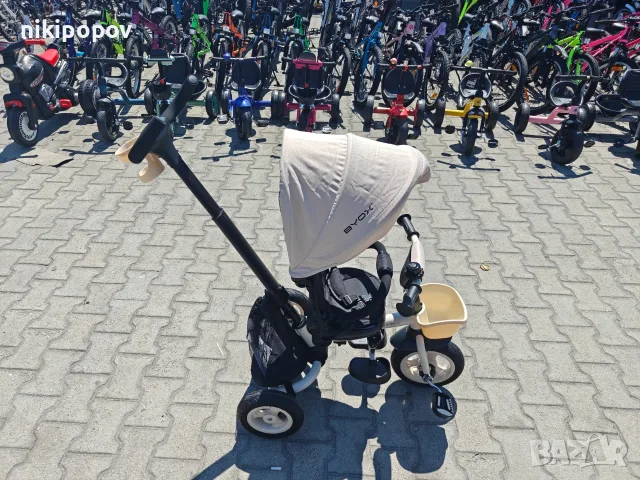 BYOX Детска триколка Flexy LUX бежов, снимка 3 - Детски велосипеди, триколки и коли - 55440162