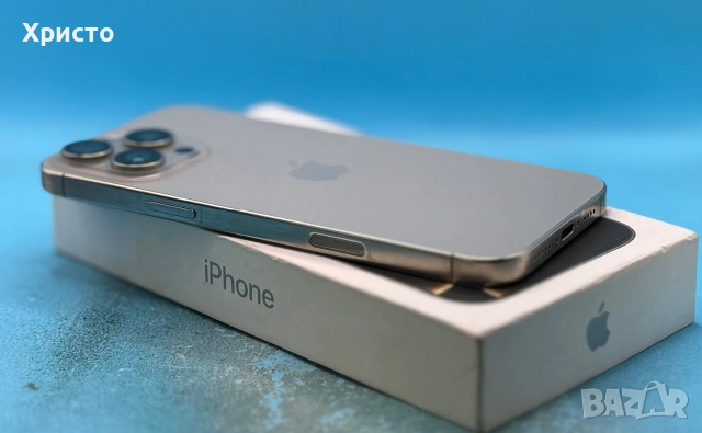 ПЕРФЕКТЕН!!! Apple iPhone 16 Pro Max, 256GB, 5G, Natural Titanium , снимка 7 - Apple iPhone - 55170078