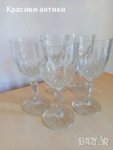 Кристальни чаши оловен кристал, снимка 4 - Чаши - 55500954