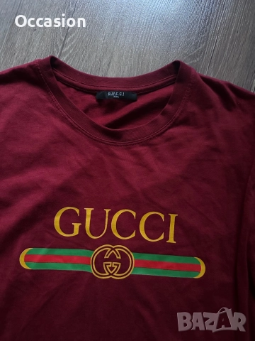 Тениска с дълъг ръкав Gucci XXL супер състояние, снимка 2 - Тениски - 55365578