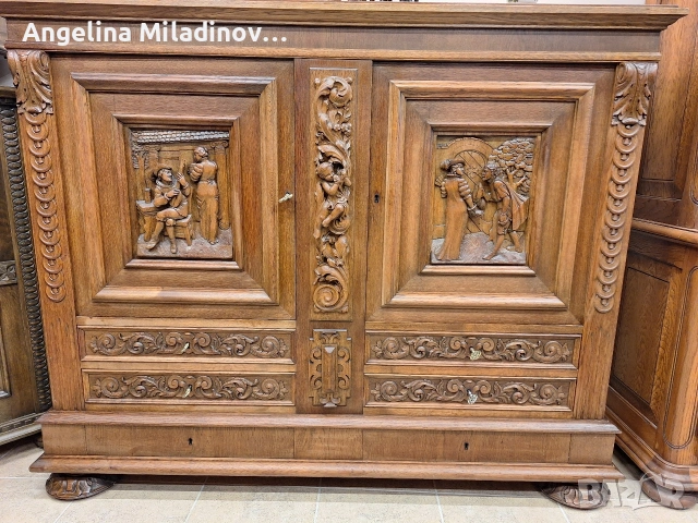 Комод 3D дърворезба , снимка 12 - Шкафове - 54527408