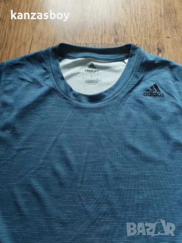 adidas Freelift Tech Fitted Striped - страхотна мъжка тениска Л, снимка 2 - Тениски - 54761020