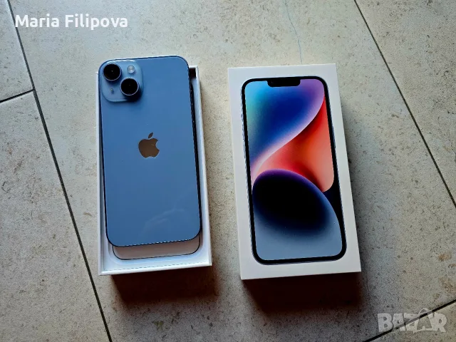 iPhone 14 128GB Blue – Чисто нов  , снимка 3 - Apple iPhone - 55630806