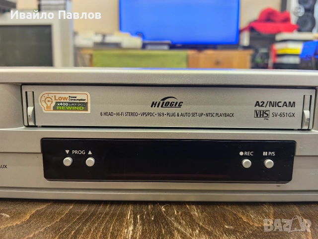 Samaung SV-651GX видео плеър, снимка 3 - Плейъри, домашно кино, прожектори - 54824473