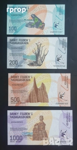 Мадагаскар . 100, 200, 500 и 1000 ариари. 2017 година. UNC. Може и поотделно. 