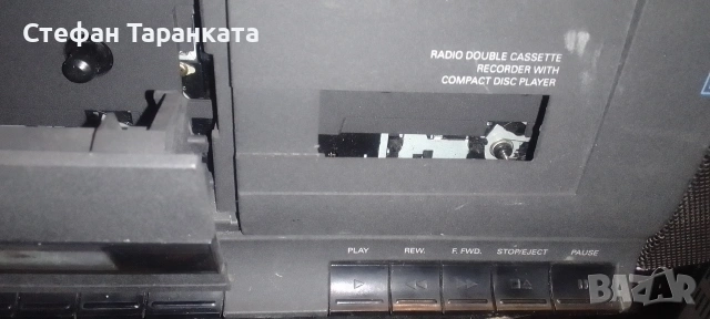 радио касетофон работи си на радио , снимка 3 - Радиокасетофони, транзистори - 54732728