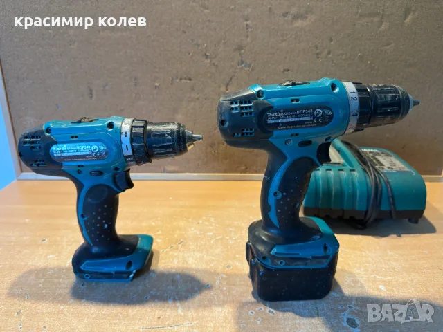 2 броя винтоверти "Makita BDF 343 14.4V"+зарядно, снимка 5 - Винтоверти - 55381155