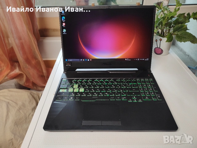 ASUS tuf gaming f15 - GTX 1660 Ti, 144hz, снимка 2 - Лаптопи за игри - 54820217