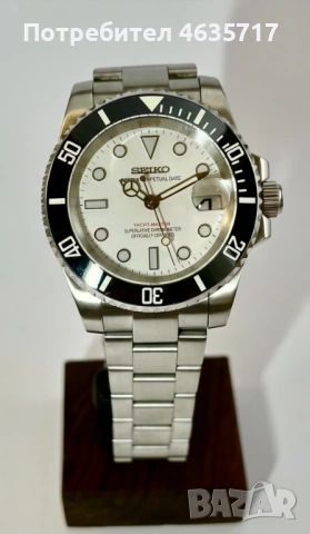 Нови часовници Yacht-Master (Seiko custom mod), снимка 3 - Мъжки - 54762462