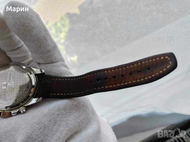 Jacques Lemans Хронограф, снимка 5 - Мъжки - 55353051