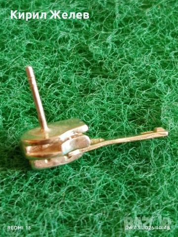 Сребърна обеца нестандартна Арт бижу 46901, снимка 4 - Обеци - 53981714