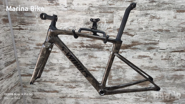 Карбонова шосейна рамка Specialized Roubaix SL8 S-Works Future Shock 3.0  | 52, снимка 14 - Части за велосипеди - 55237969