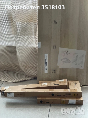 IKEA бюро – 140 × 60 см, снимка 4 - Бюра - 55252039