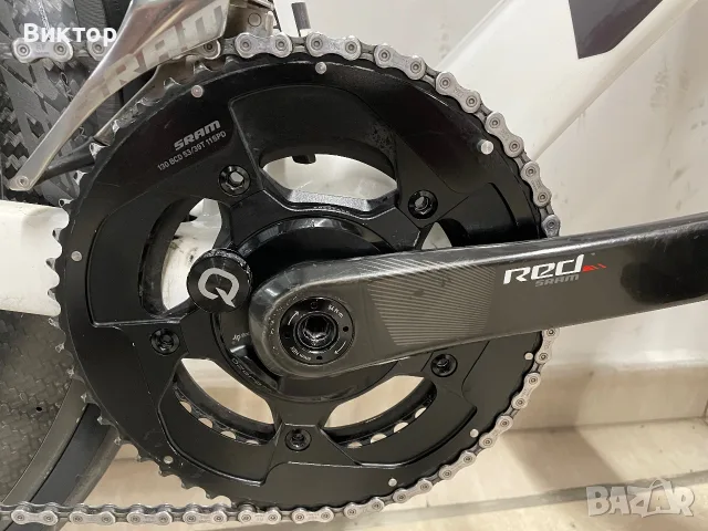 Шосеен велосипед Look 795 Blade RS (Размер S) – Sram Red 2x10 + Quarq + Mavic Comete 60мм, снимка 2 - Велосипеди - 55692869