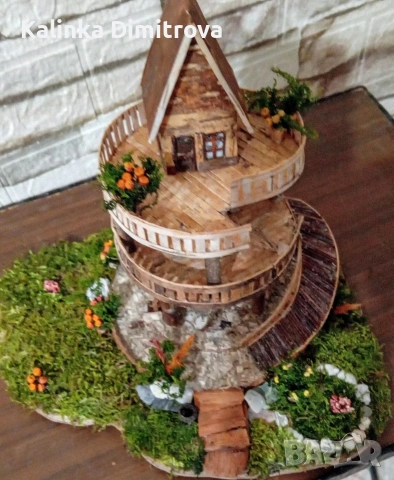 Къща с цветя-ръчна изработка., снимка 7 - Други стоки за дома - 54620943