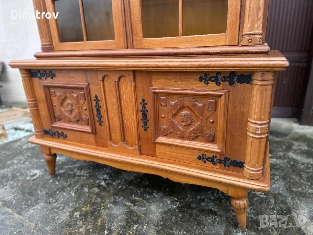 Класическа витрина с шкаф, снимка 7 - Секции и витрини - 53958996