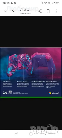 Безжичен контролер за Xbox Heart Breaker Special Edition - Безжична и Bluetooth свързаност - , снимка 6 - Аксесоари - 55578624