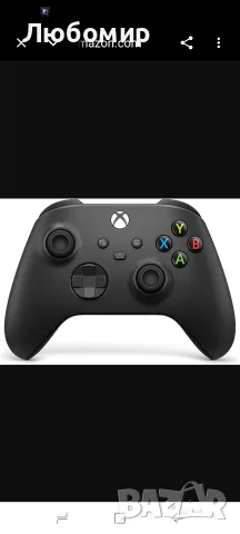 Безжичен геймърски контролер XBOX | Въглеродно черно | Конзоли, компютри, 