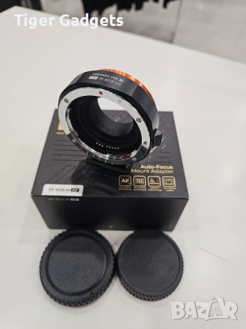 K&F Concept KF06.464 EF-EOS M адаптер с автофокус – Canon EF/EF-S към Canon EOS M, снимка 7 - Обективи и филтри - 54450960